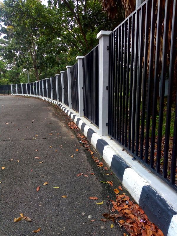 Steel Fence Installation